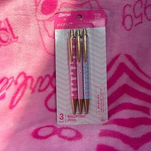 BNWT! Barbie X Yoobi Pen Set